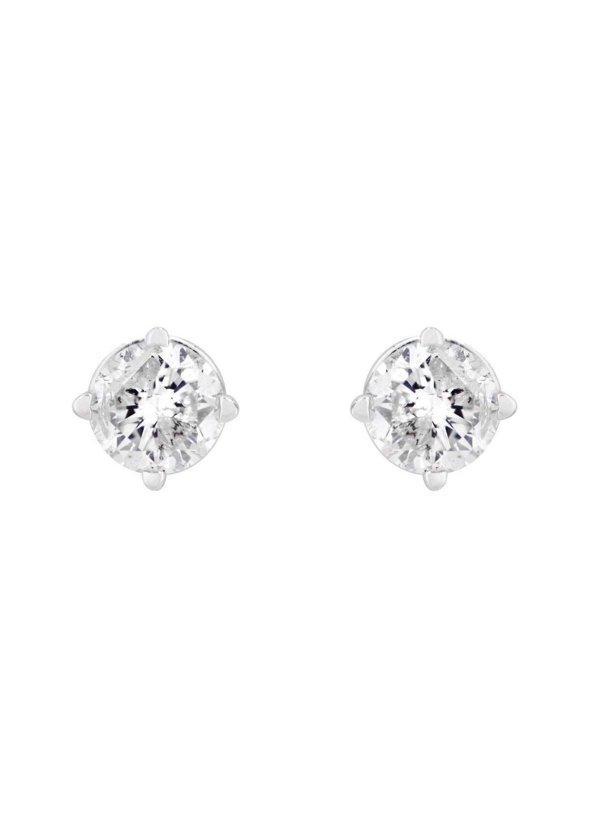 Round Diamond Stud Earrings | 0.35 Carats