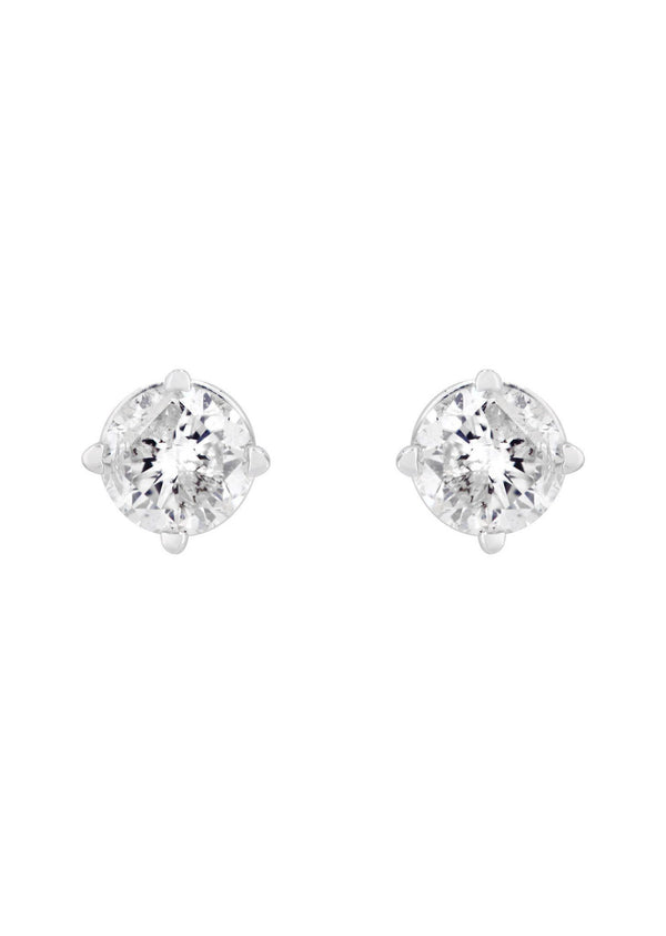 Round Diamond Stud Earrings | 0.35 Carats