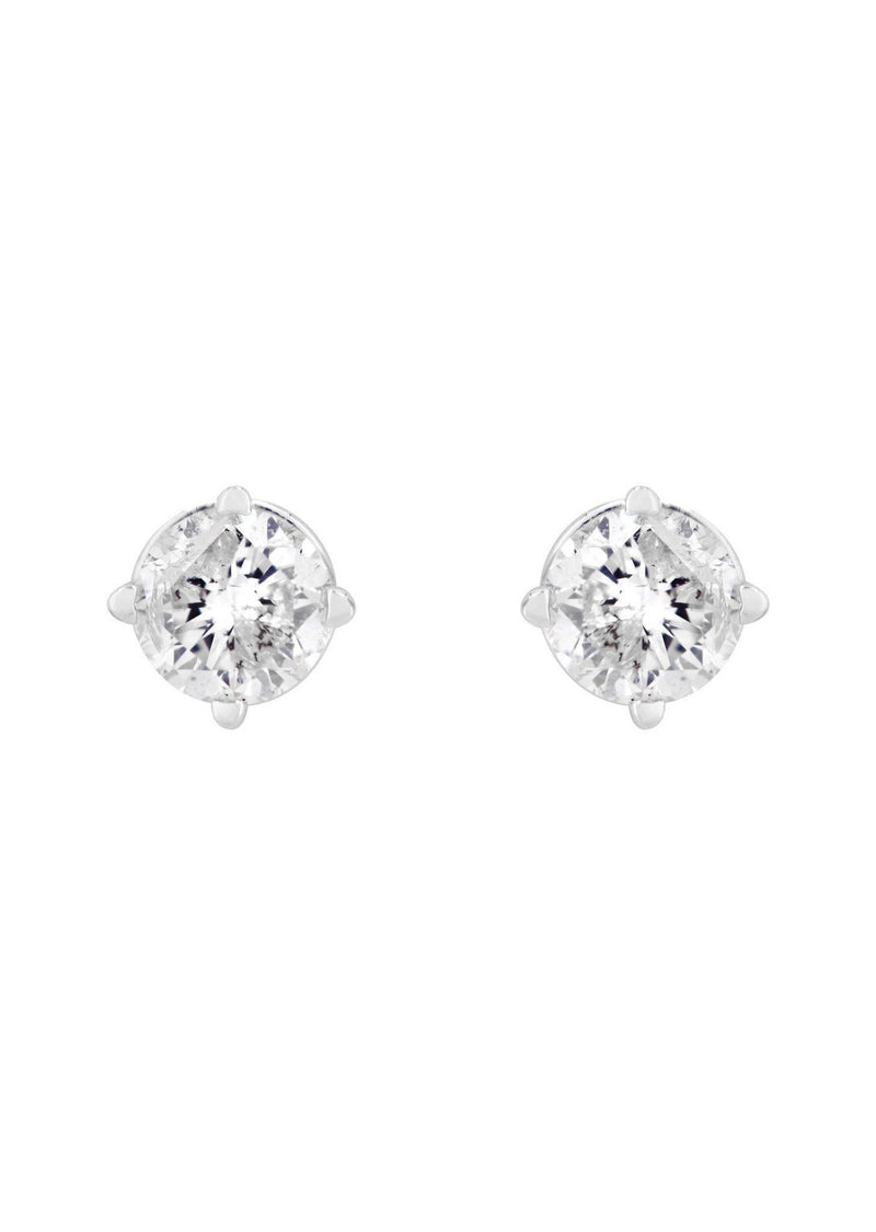 Round Diamond Stud Earrings | 0.35 Carats