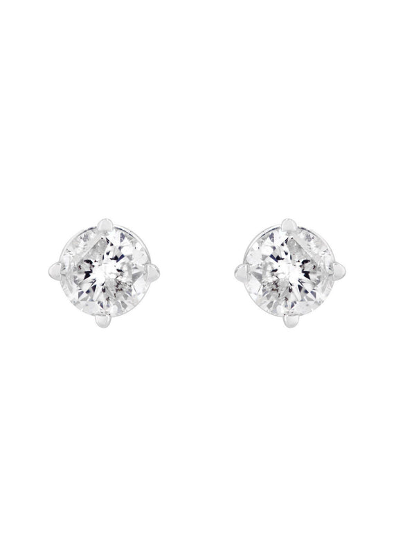 Round Diamond Stud Earrings | 0.35 Carats