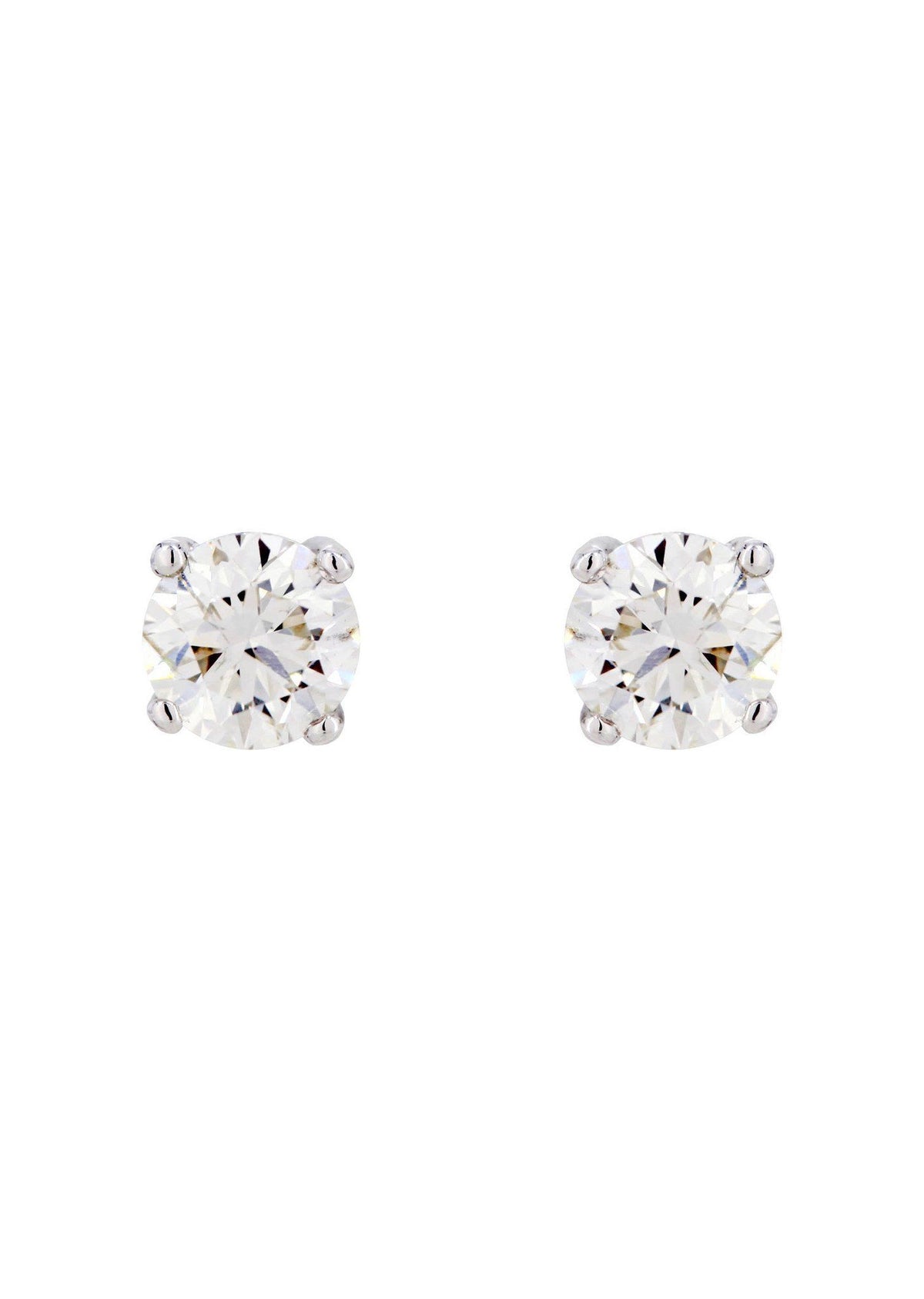 Round Diamond Stud Earrings | 1.5 Carats