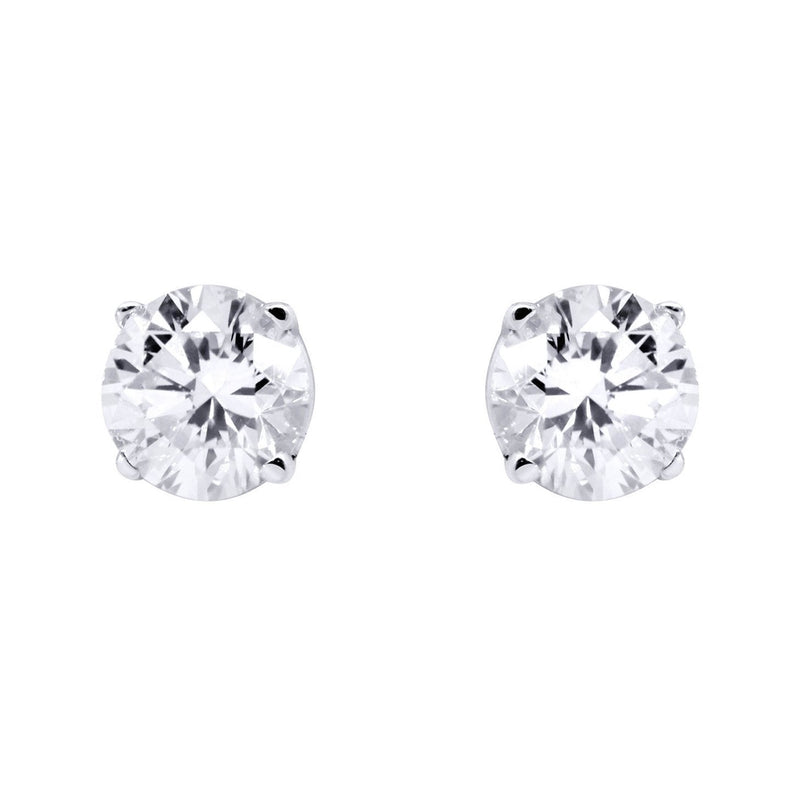 Round Diamond Stud Earrings | 0.3 Carats