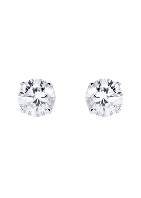 Round Diamond Stud Earrings | 0.3 Carats