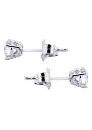 Round Diamond Stud Earrings | 0.3 Carats