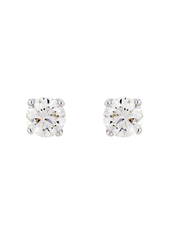 Round Diamond Stud Earrings | 1.4 Carats