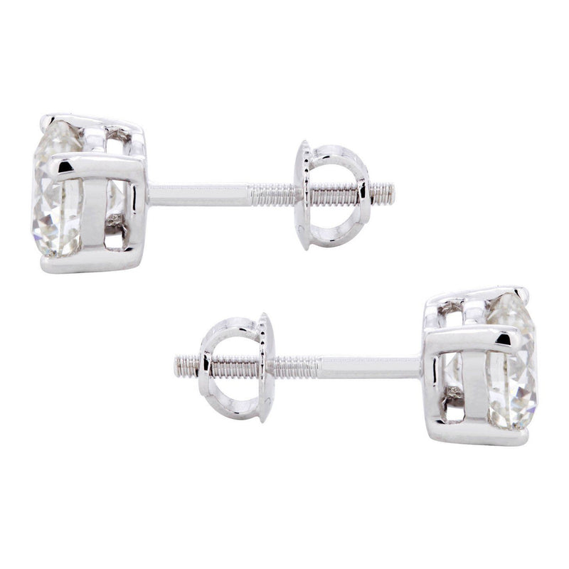 Round Diamond Stud Earrings | 1.4 Carats
