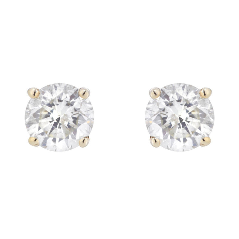 Round Diamond Stud Earrings | 1.15 Carats