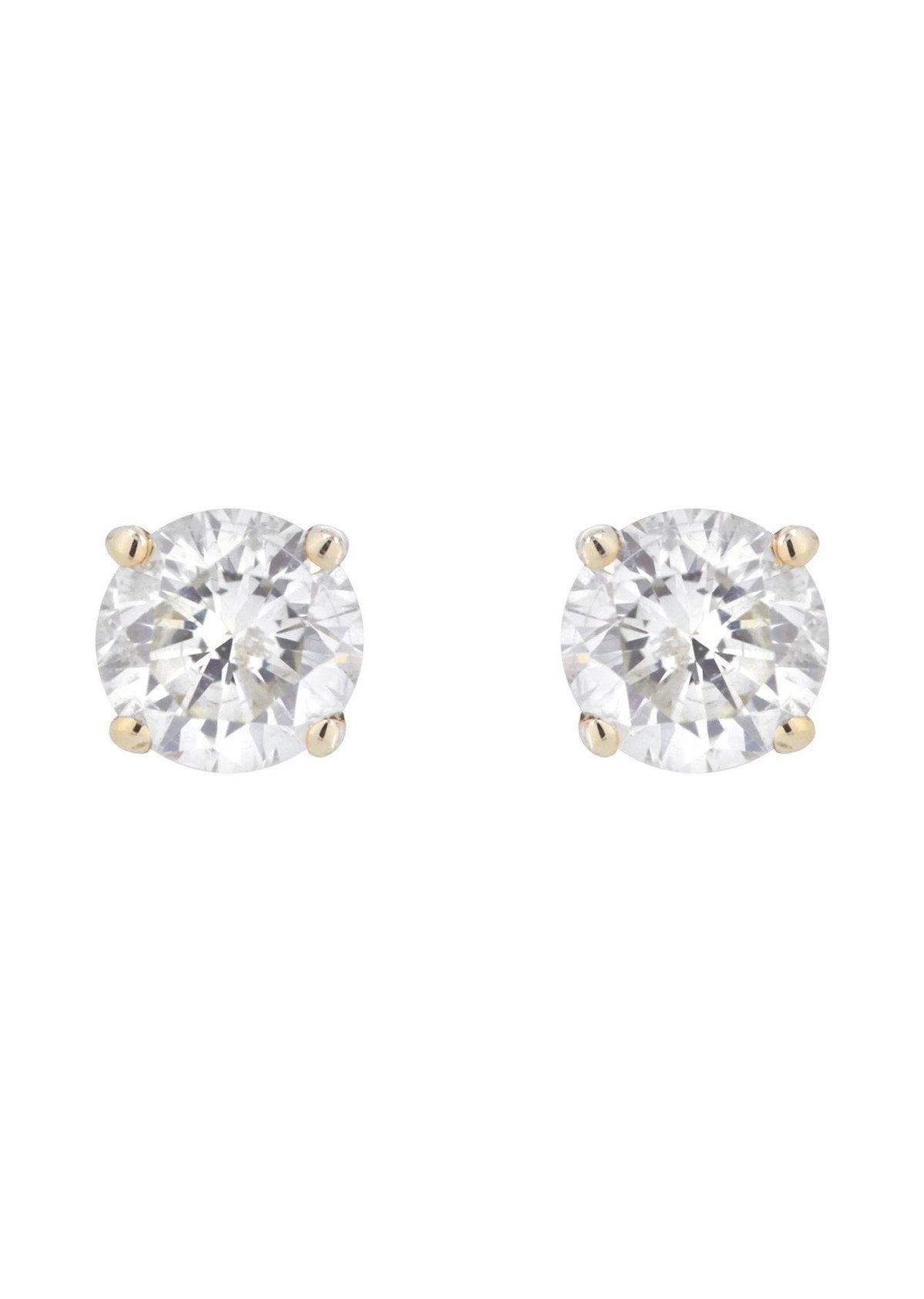 Round Diamond Stud Earrings | 1.15 Carats