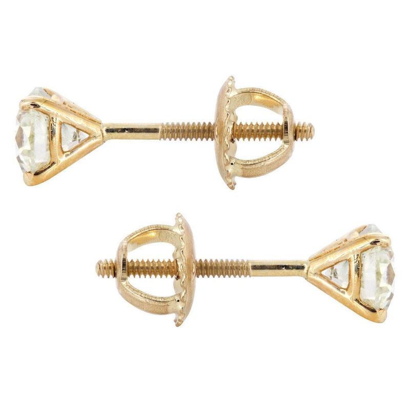 Round Diamond Stud Earrings | 1.15 Carats