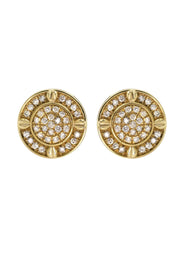 14K Yellow Gold Diamond Earrings For Men | 0.23 Carats | 2.28 Grams
