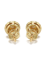 14K Yellow Gold Diamond Baguette Earrings For Men | 0.5 Carats | 2.55 Grams