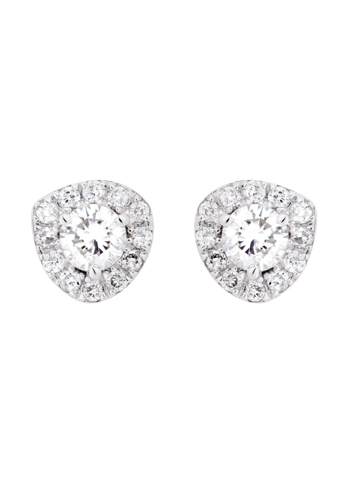 Round Diamond Stud Earrings | 0.49 Carats