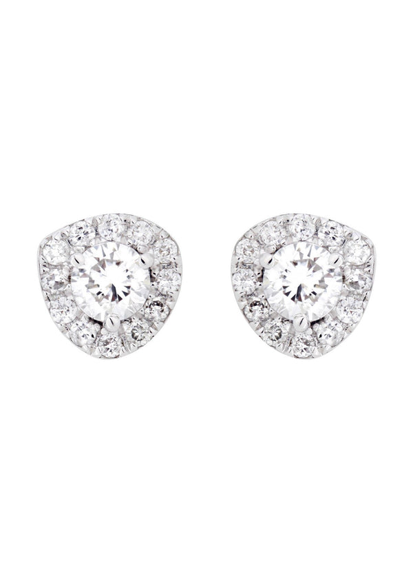 Round Diamond Stud Earrings | 0.49 Carats