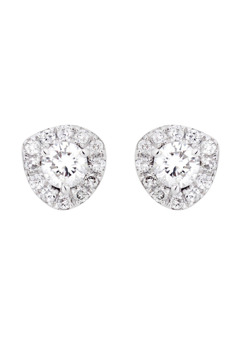 Round Diamond Stud Earrings | 0.49 Carats