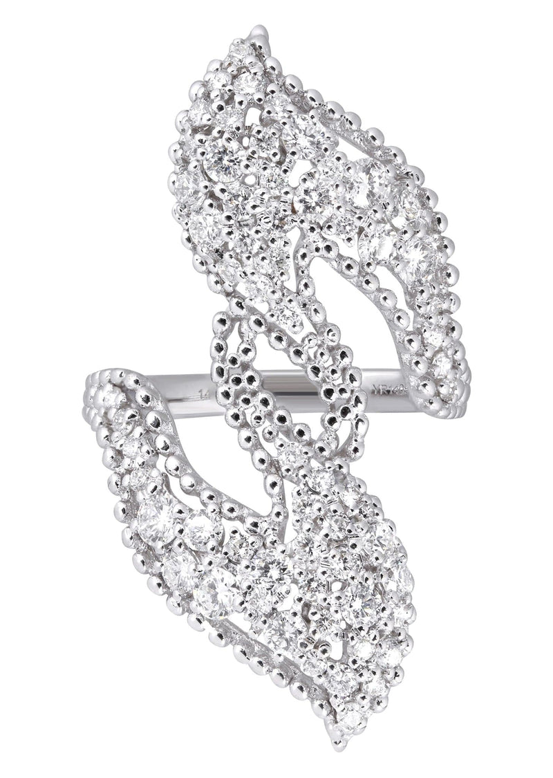 14K Ladies Diamond Cocktail Ring | 1.62 Carats | 6.38 Grams