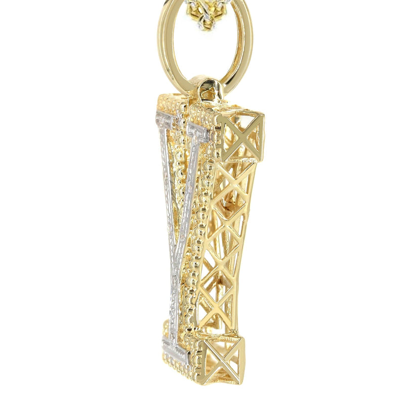Diamond 10K Yellow Gold Letter "Y" Necklace | Appx. 13.5 Grams