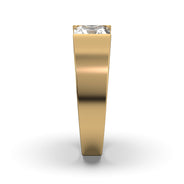 Men's Jewelry - Men's VVS Lab Diamond Princess Cut Solitaire Engagement Ring | Yellow Gold