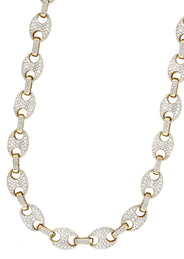 Diamond Yellow Puff Gucci Chain