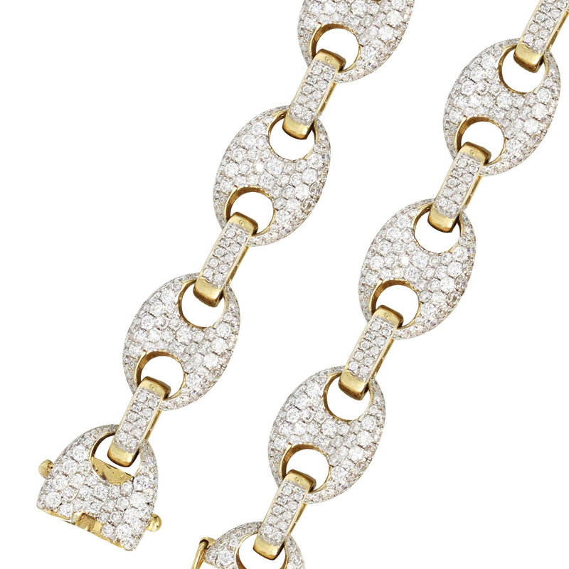 Diamond Yellow Puff Gucci Chain