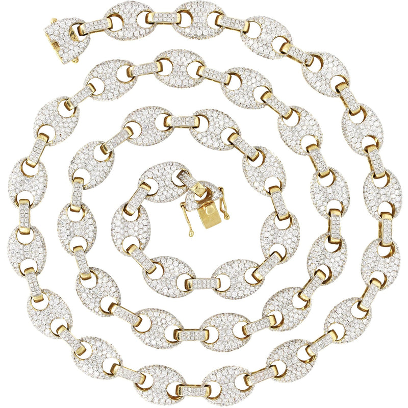 Diamond Yellow Puff Gucci Chain