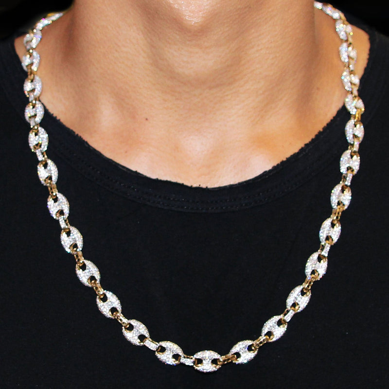 Diamond Yellow Puff Gucci Chain