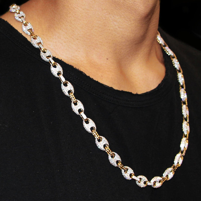 Diamond Yellow Puff Gucci Chain
