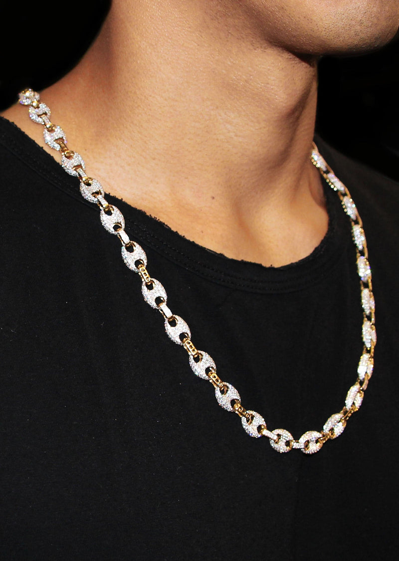 Diamond Yellow Puff Gucci Chain