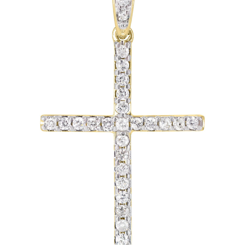 Diamond Cross Pendant | 1.10 Grams | 0.23 Carats