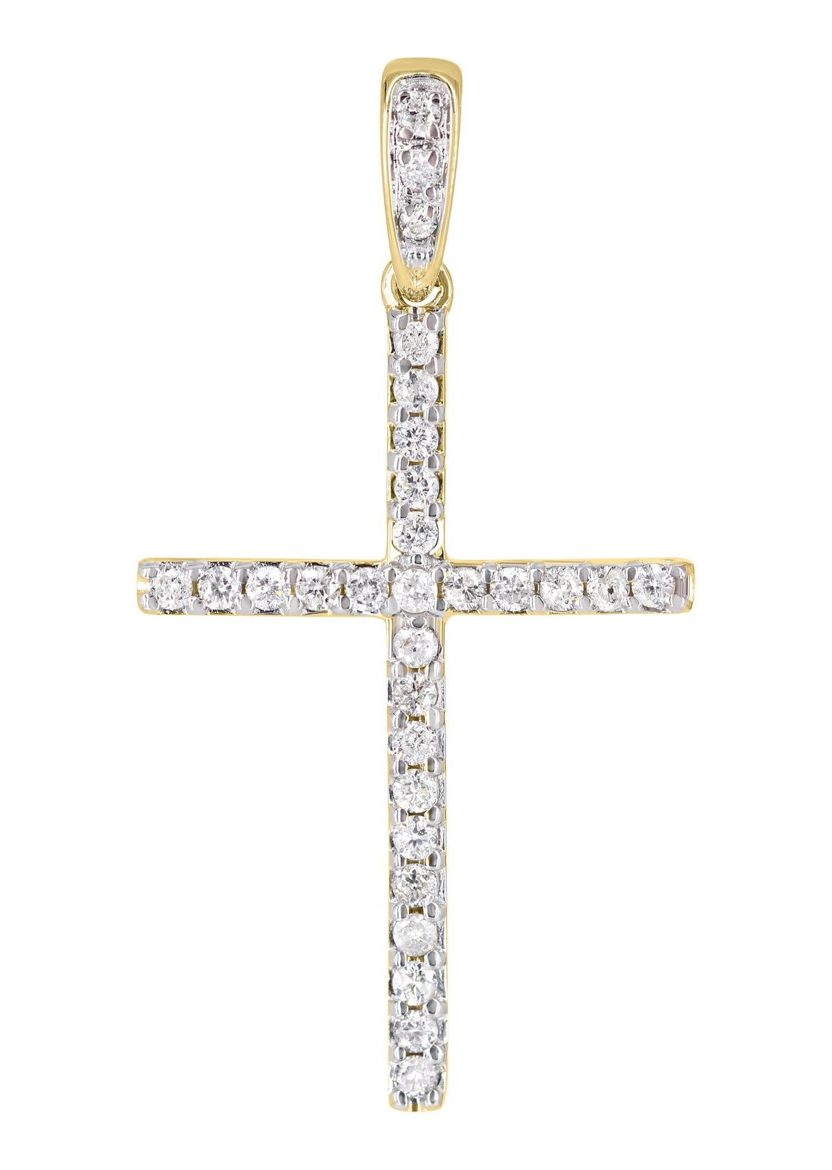 Diamond Cross Pendant | 1.10 Grams | 0.23 Carats