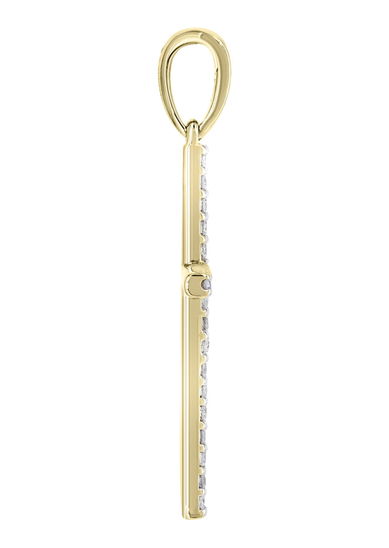 Diamond Cross Pendant | 1.10 Grams | 0.23 Carats
