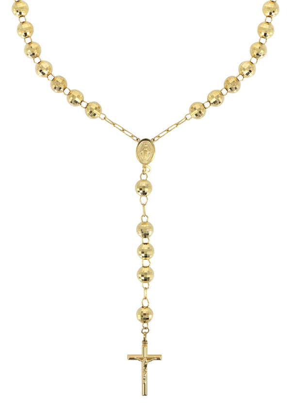 Rosary Yellow Gold Chain 10K