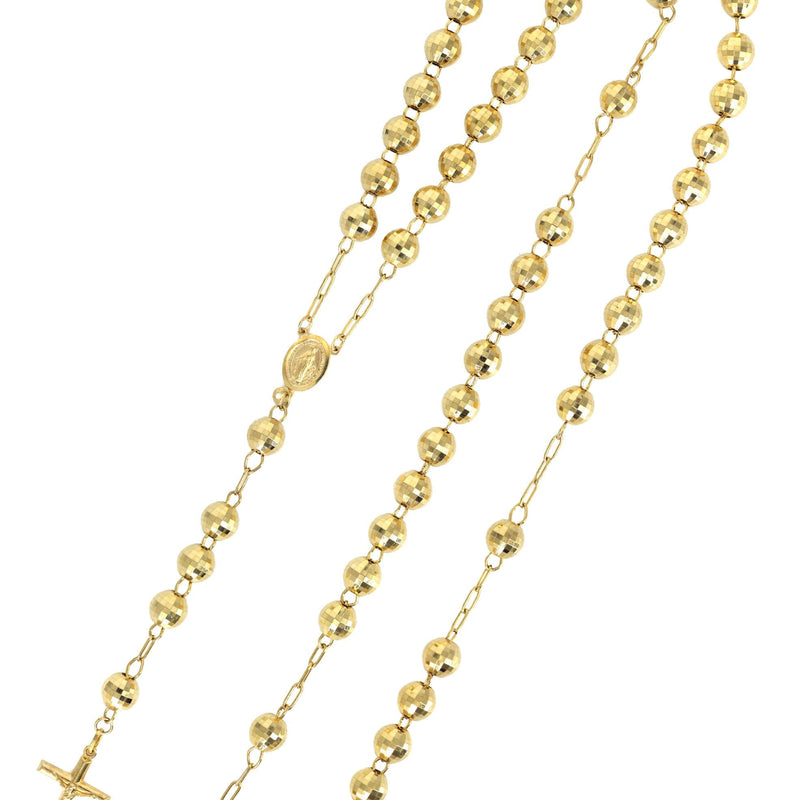 14K Yellow Gold Rosary Chain