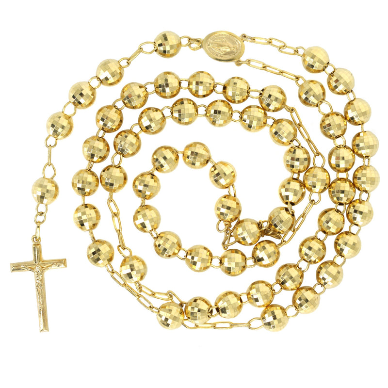 Rosary Yellow Gold Chain 10K