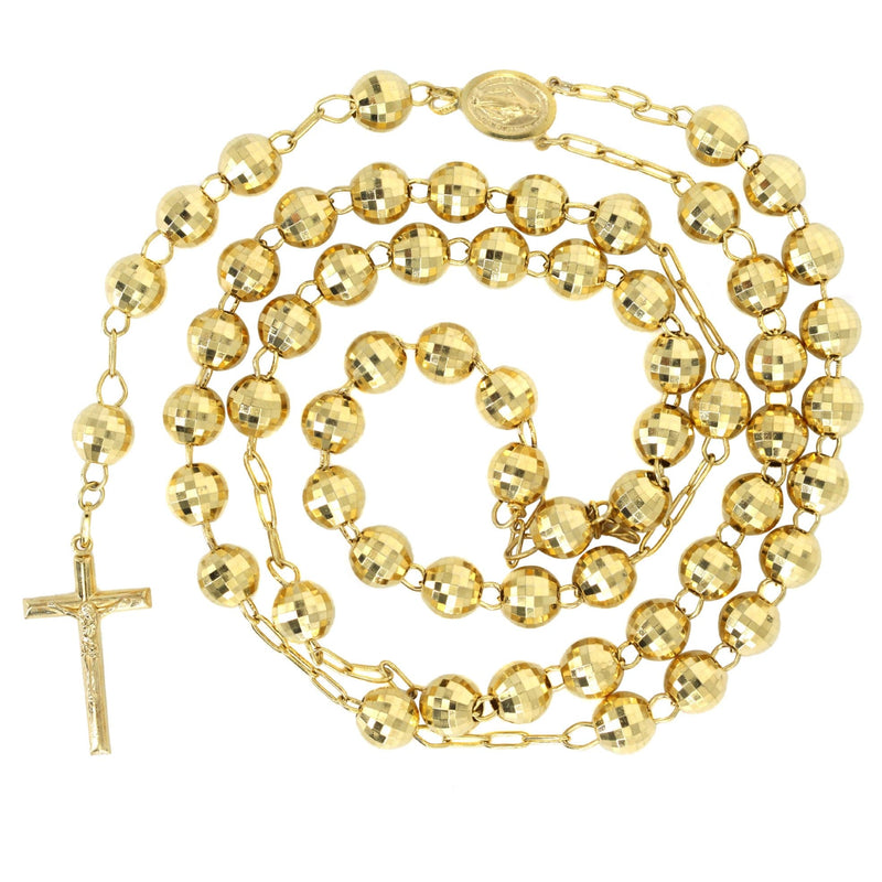 14K Yellow Gold Rosary Chain