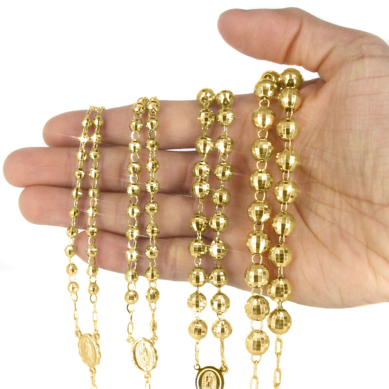 Rosary Yellow Gold Chain 10K