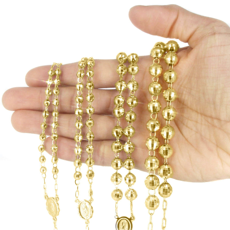14K Yellow Gold Rosary Chain