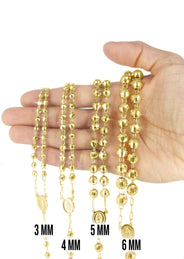 14K Yellow Gold Rosary Chain