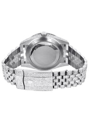 Diamond Iced Out Rolex Datejust 41 | 25 Carats Of Diamonds | Custom Chocolate Jubilee Diamond Dial | Two Row | Jubilee Band