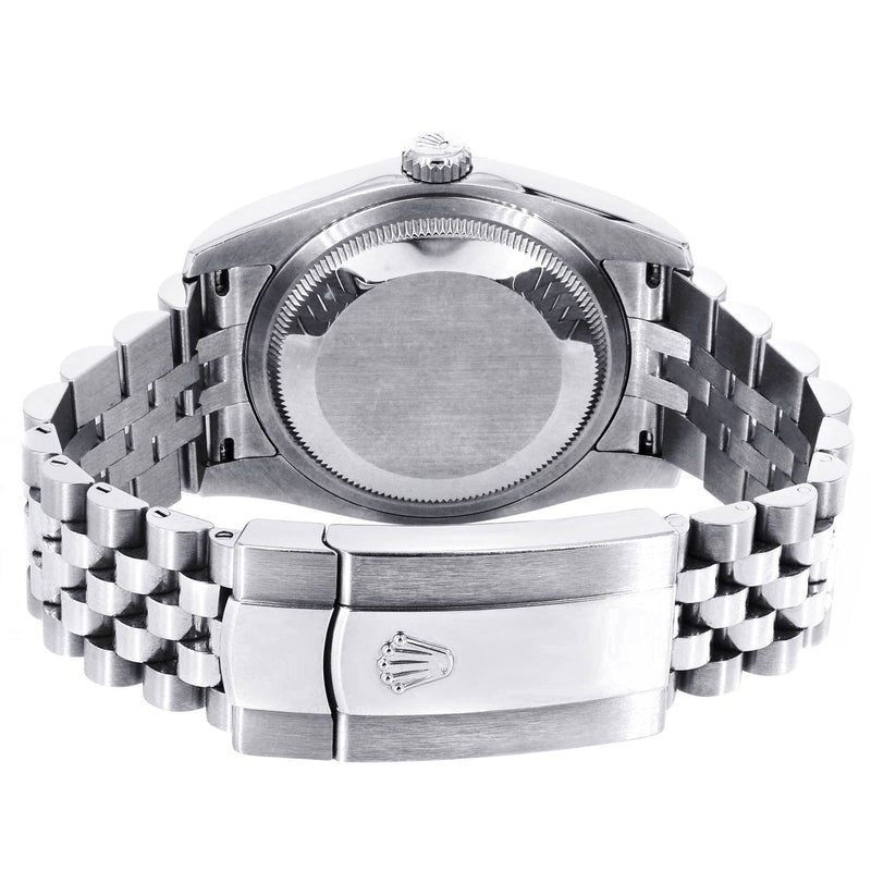 Rolex Datejust 41 Watch | 41 MM | Custom Full Diamond Dial | Jubilee Band