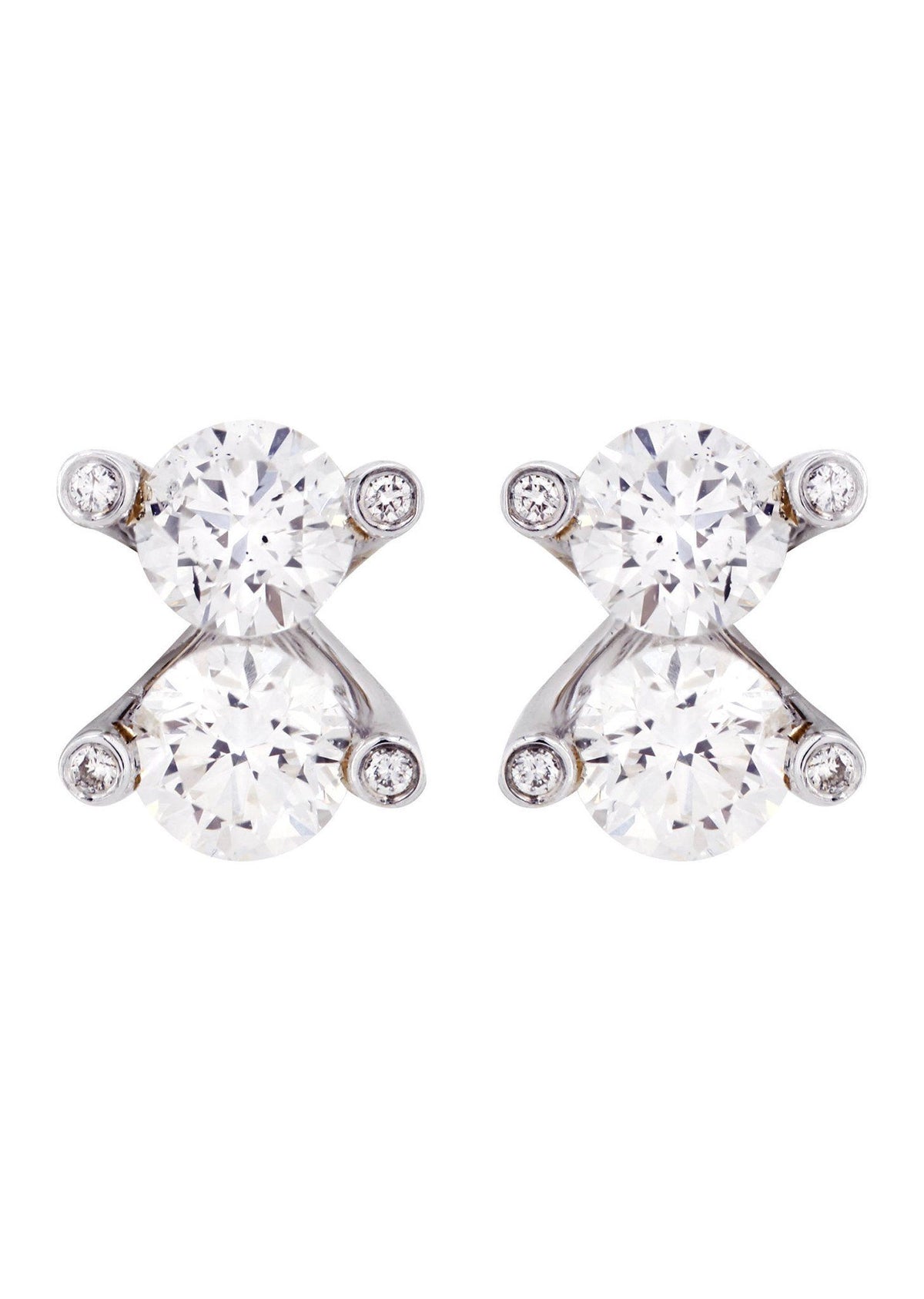 Round Diamond Stud Earrings | 2.36 Carats
