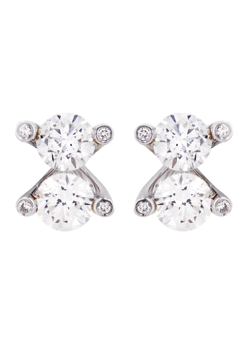 Round Diamond Stud Earrings | 2.36 Carats