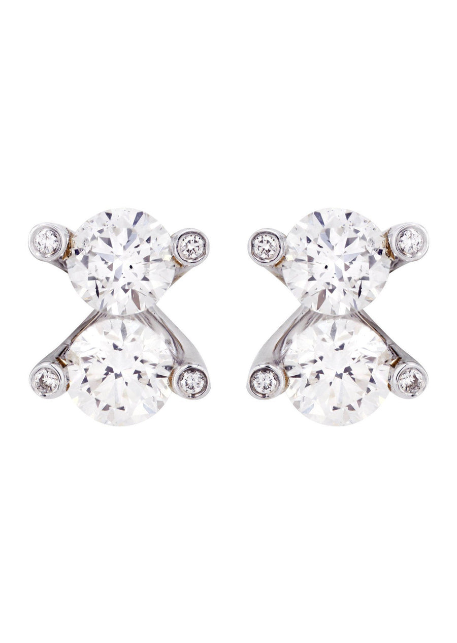 Round Diamond Stud Earrings | 2.36 Carats