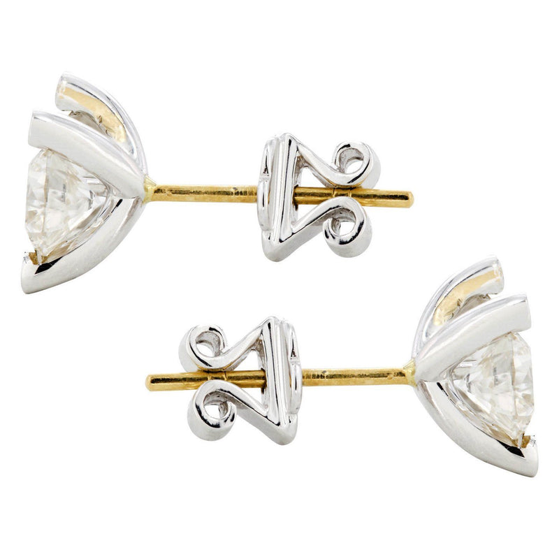 Round Diamond Stud Earrings | 2.36 Carats