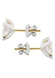 Round Diamond Stud Earrings | 2.36 Carats