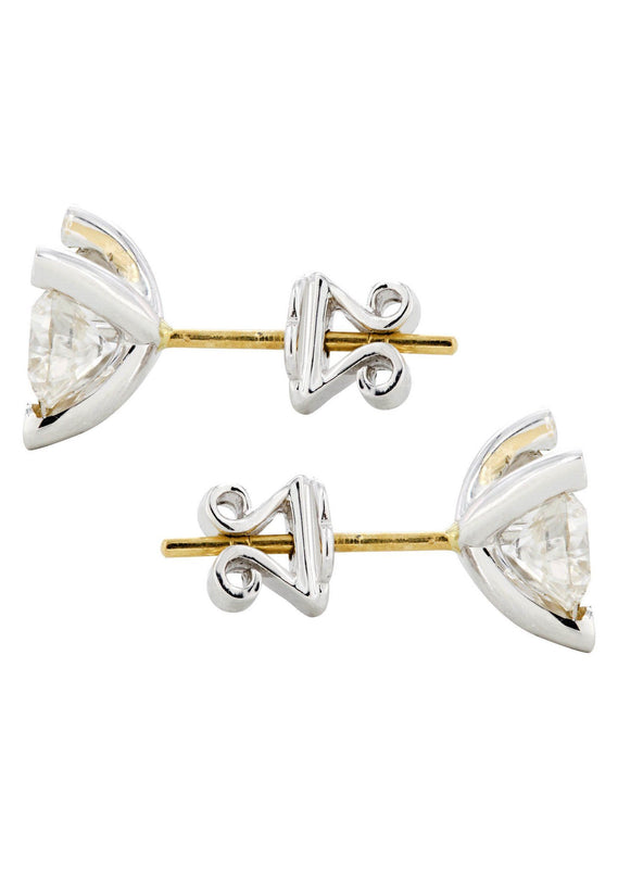 Round Diamond Stud Earrings | 2.36 Carats