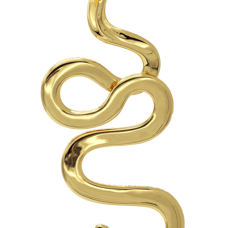 Gold Plated Twisted Snake Pendant | 10 Grams
