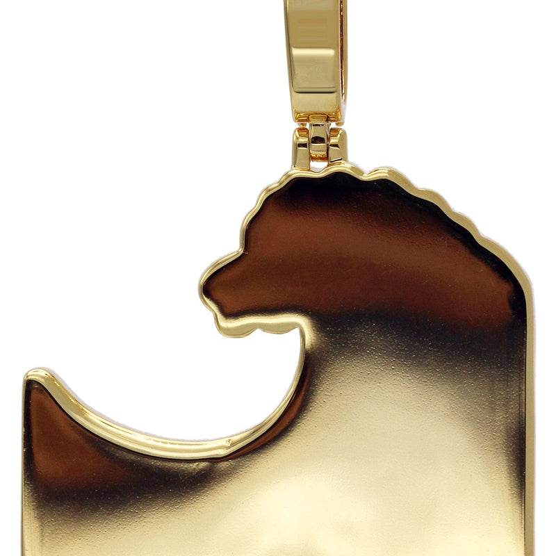 Gold Plated Wave Pendant | 11 Grams