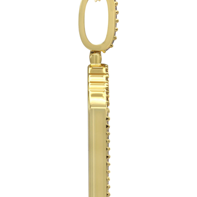 Gold Plated Rope Chain & Wave Pendant | Appx. 11 Grams