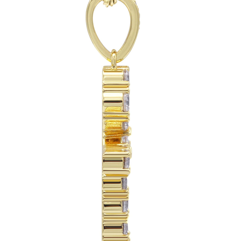 Gold Plated Rope Chain & Ankh Pendant | Appx. 10 Grams