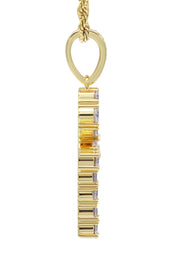 Gold Plated Rope Chain & Ankh Pendant | Appx. 10 Grams